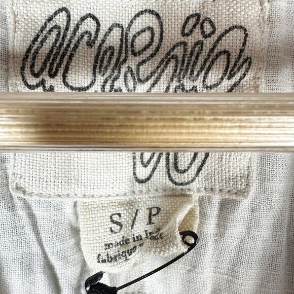 ace & jig Dani V Neck Cotton Plaid Midi Dress Size Small Wish - Picture 4 of 13